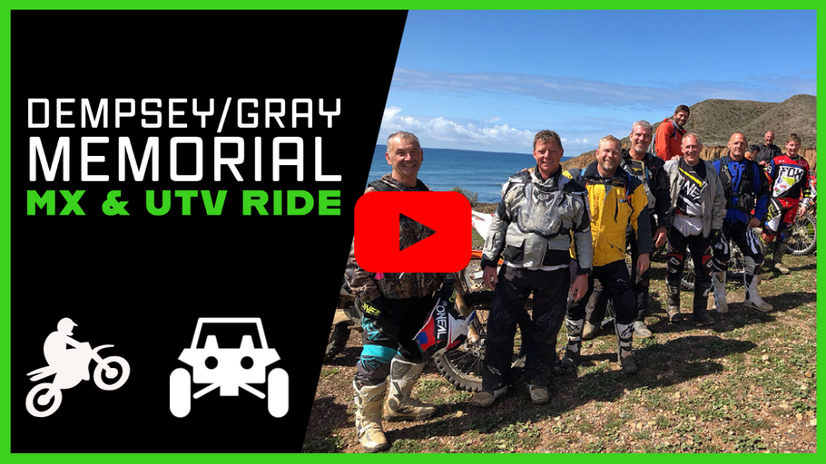 The Annual Dempsey/Gray Memorial MX & UTV Ride | YouTube Video