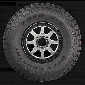 Toyo Open Country SxS/Utv Tires 35 x 9.5 R15 LT