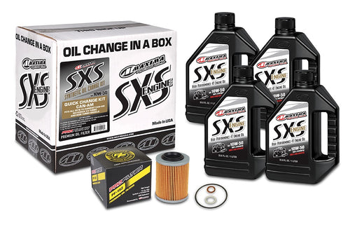 SXS CAN-AM OIL CHANGE KIT 10W-50 FULL-SYN MAVERICK X3  SKU# 90-219013-CA